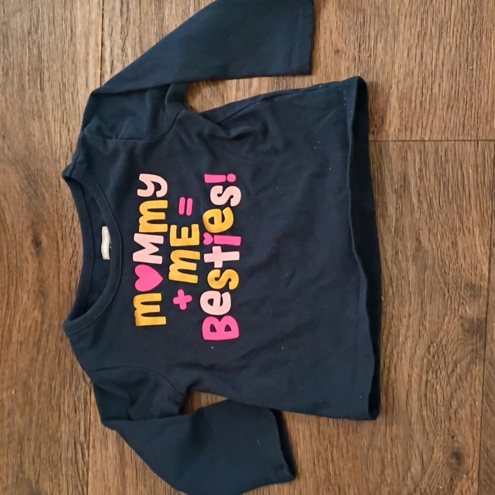 Mommy + Me = Besties Babygirl Long sleeve Shirt - Picture 2 of 5